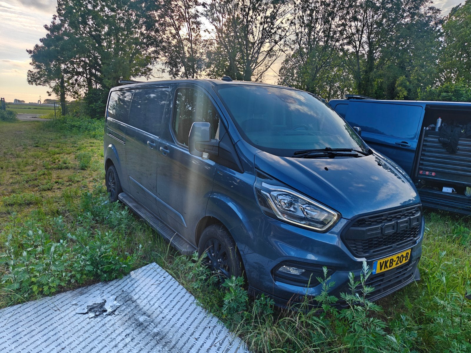 Ford Transit Custom GB 2.0 Tdci 130PK 300 L2h1 Automaat 2021, 1995 cc, 4 cilinders, 129 pk, Blauw