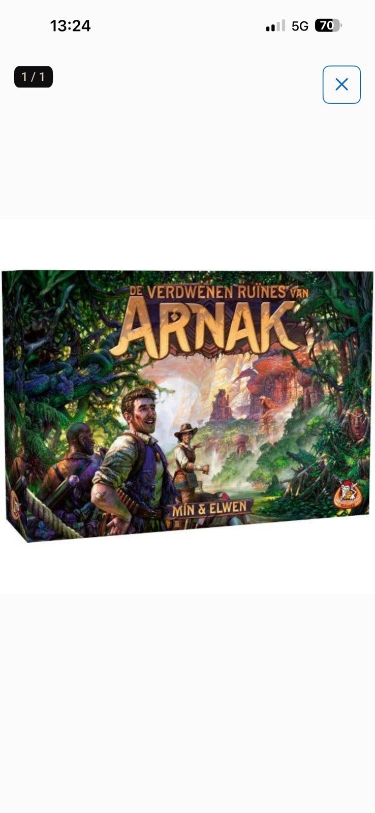 Arnak bordspel (LEES BESCHRIJVING, EVT RUILEN), Hobby en Vrije tijd, Gezelschapsspellen | Bordspellen, Ophalen of Verzenden, Nieuw