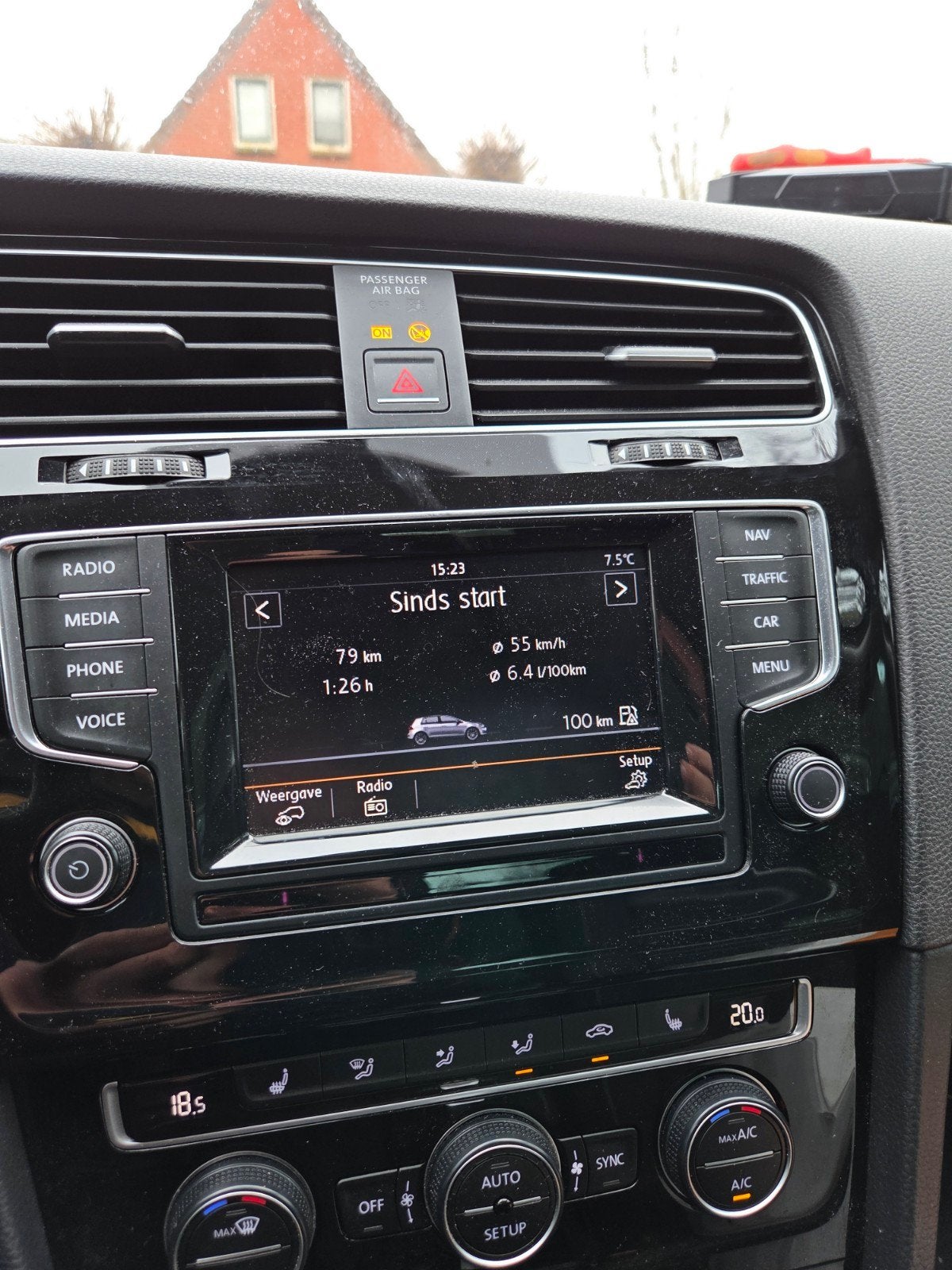 Volkswagen Golf 7 Radio Navigatiesysteem (5G0 919 605 D), Auto diversen, Autoradio's, Ophalen, Zo goed als nieuw