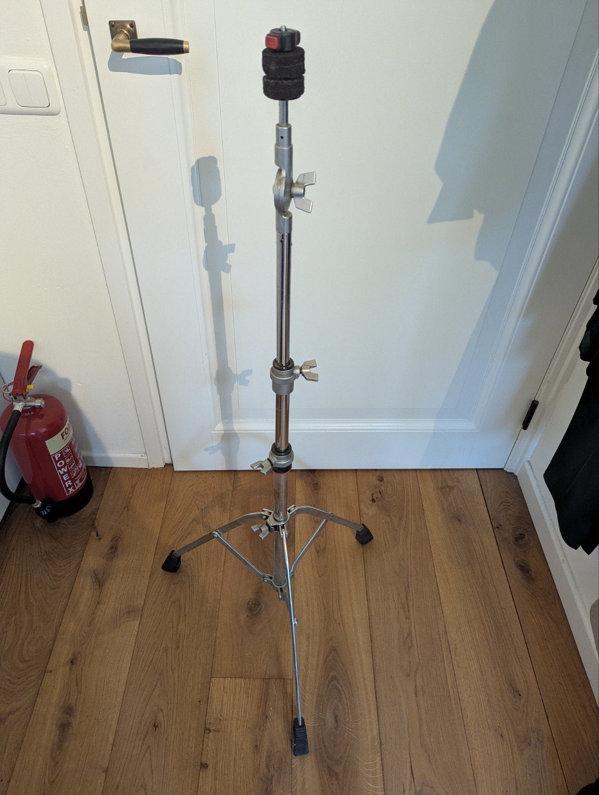 Yamaha bekken standaard met enkele benen - Gebruikt, Muziek en Instrumenten, Ophalen of Verzenden, Gebruikt, Muziekstandaard, Drums of Percussie