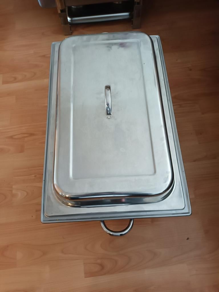 Chaffings dish met 2 bakken, Ophalen