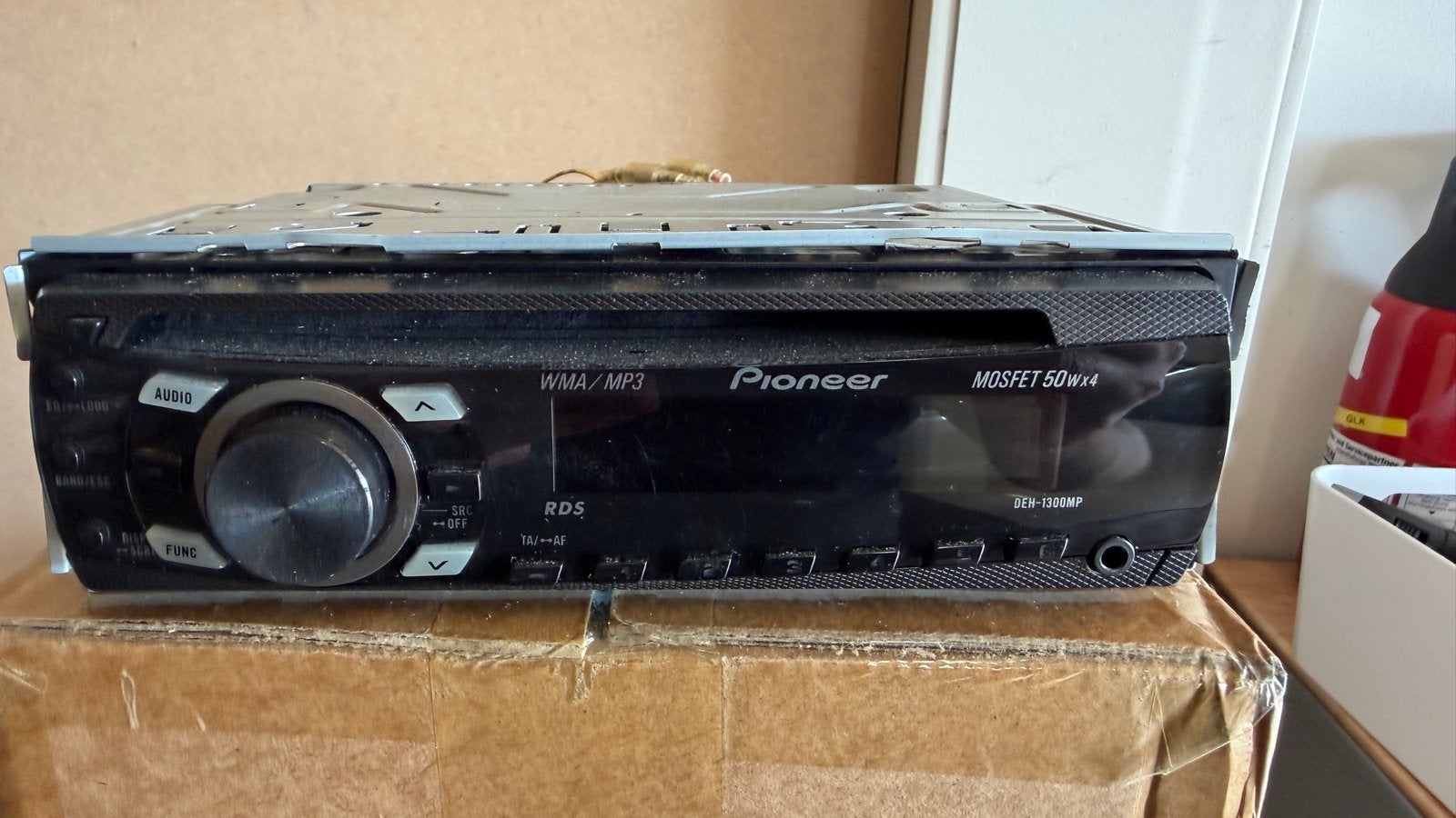 Pioneer DEH-1300MP Autoradio - WMA/MP3/RDS, Auto diversen, Ophalen of Verzenden, Gebruikt