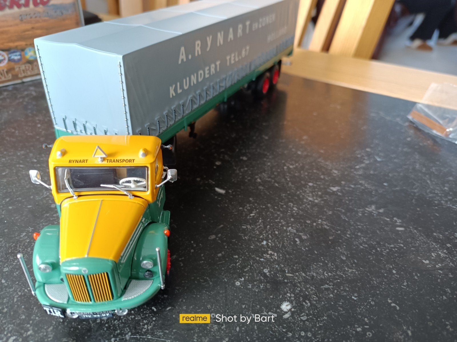 SCANIA L51 RYNART KLUNDERT TEKNO, Ophalen of Verzenden, Nieuw, Bus of Vrachtwagen, Tekno