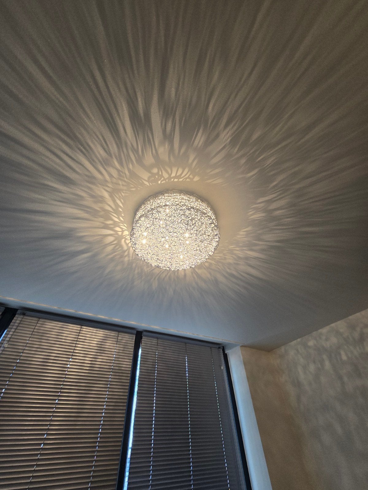Mooie plafonniere, lamp, plafond, Ophalen, Zo goed als nieuw