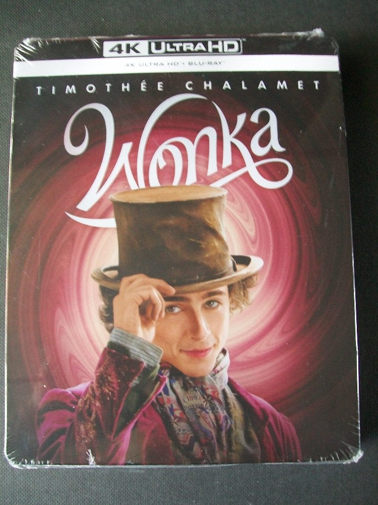 Blu-ray 4K Ultra HD Steelbook WONKA nieuw in seal 2023 , Avontuur, Verzenden, Nederlands, 4K Ultra HD Blu-ray