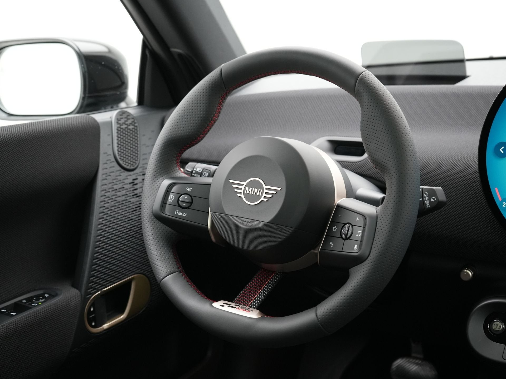 MINI Cooper E John Cooper Works Pakket M Accu conditie 100%, Auto's, Dealer onderhouden, Zwart, 4 stoelen, 184 pk