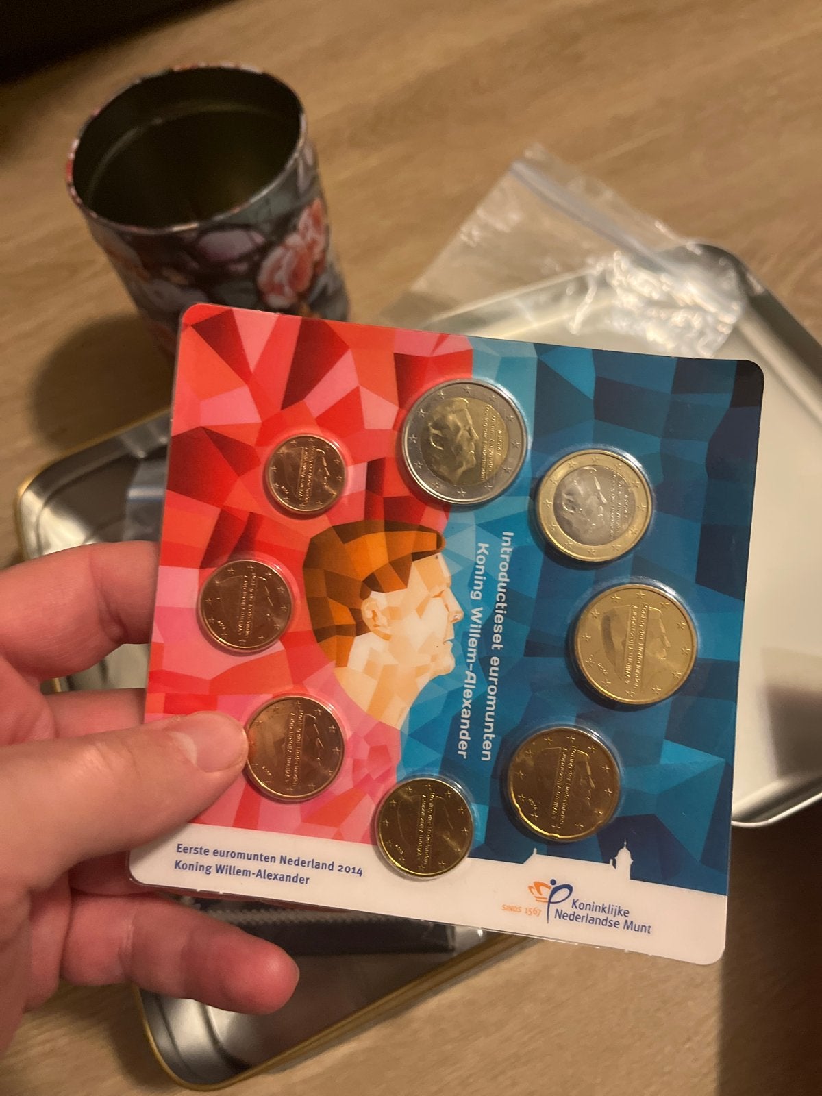 Introductieset euromunten Nederland 2014 Koning Willem-Alexa, Ophalen of Verzenden, Koningin Beatrix, Euro's, Setje