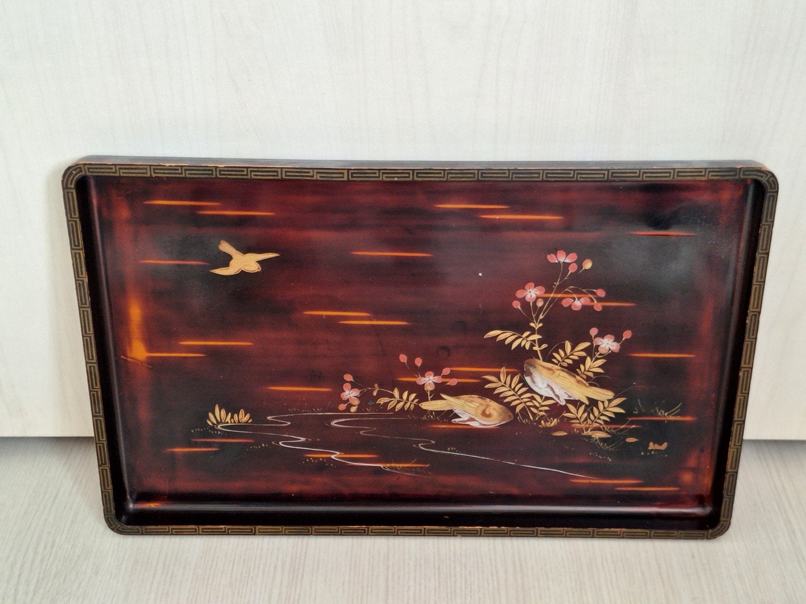 Japans lakwerk dienblad, Ophalen of Verzenden