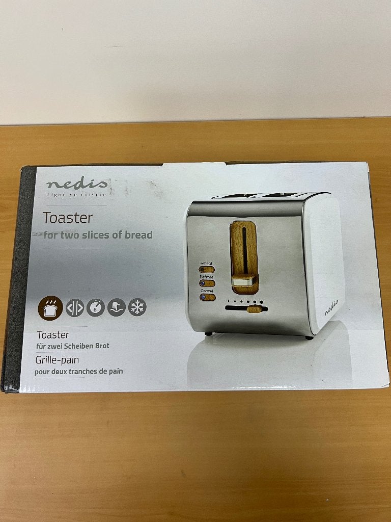 Nedis Toaster - Nieuw in doos - Niet gebruikt, Ophalen of Verzenden, Nieuw