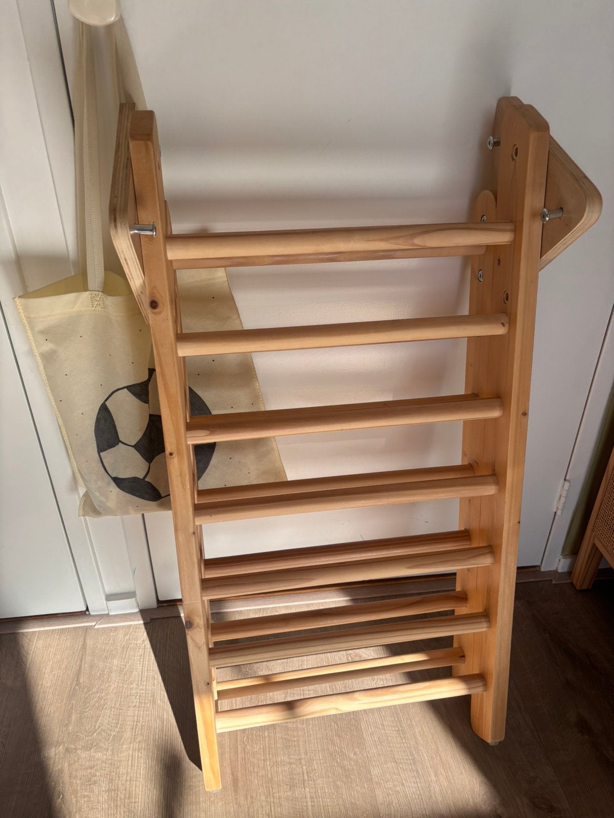 Houten montessori klimrek, Ophalen, Gebruikt