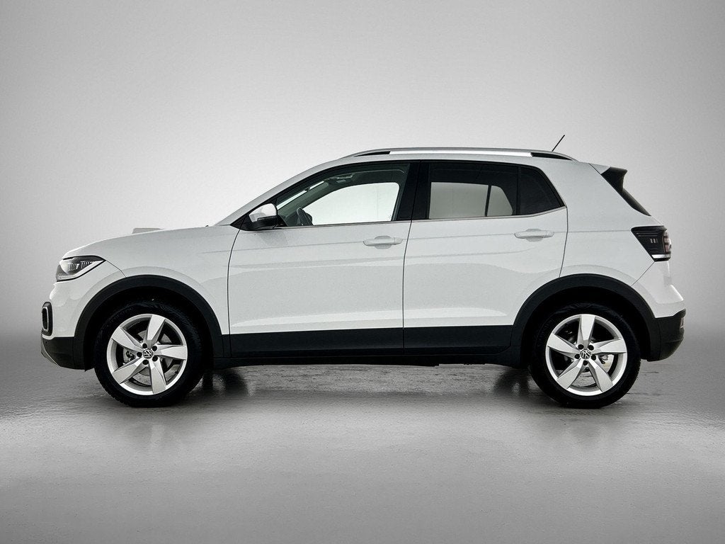 Volkswagen T-Cross 1.0 TSI Style | Navi | Camera | Clima |, Auto's, Volkswagen, T-Cross, Gebruikt, Leder en Stof, Wit