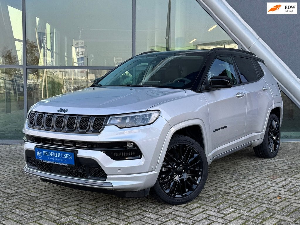 Jeep COMPASS 4xe 240pk Plug-in Hybrid Electric Camera / Navi, Auto's, Jeep, Automaat, 4 cilinders, Bedrijf, Vierwielaandrijving