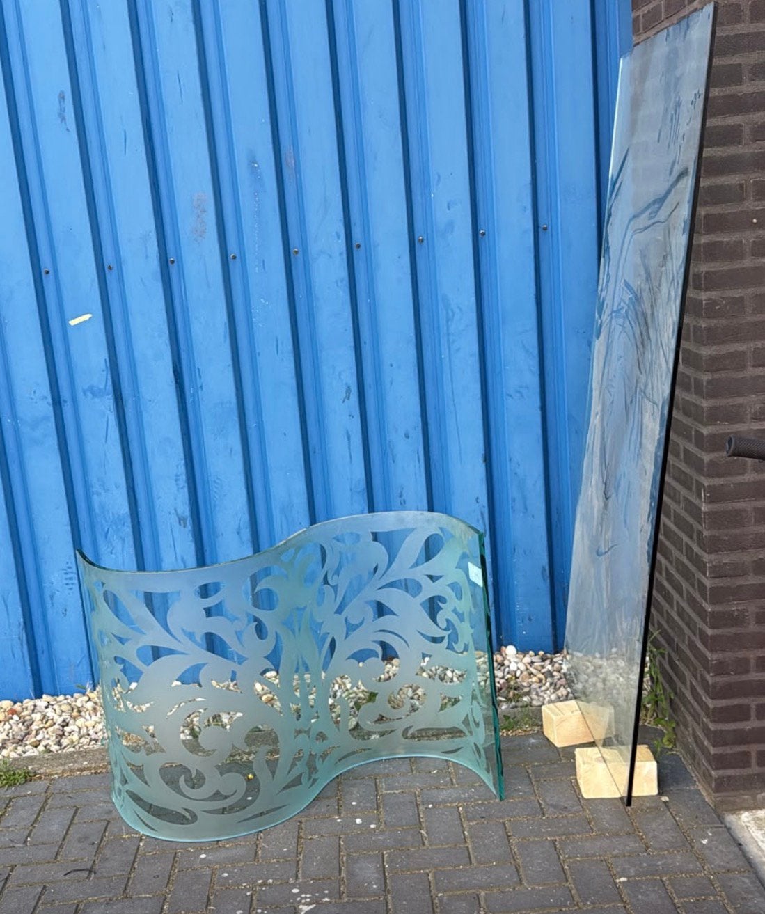 Nu gratis af te halen! Glazen tafel., Ophalen, Zo goed als nieuw, Minder dan 10 meter