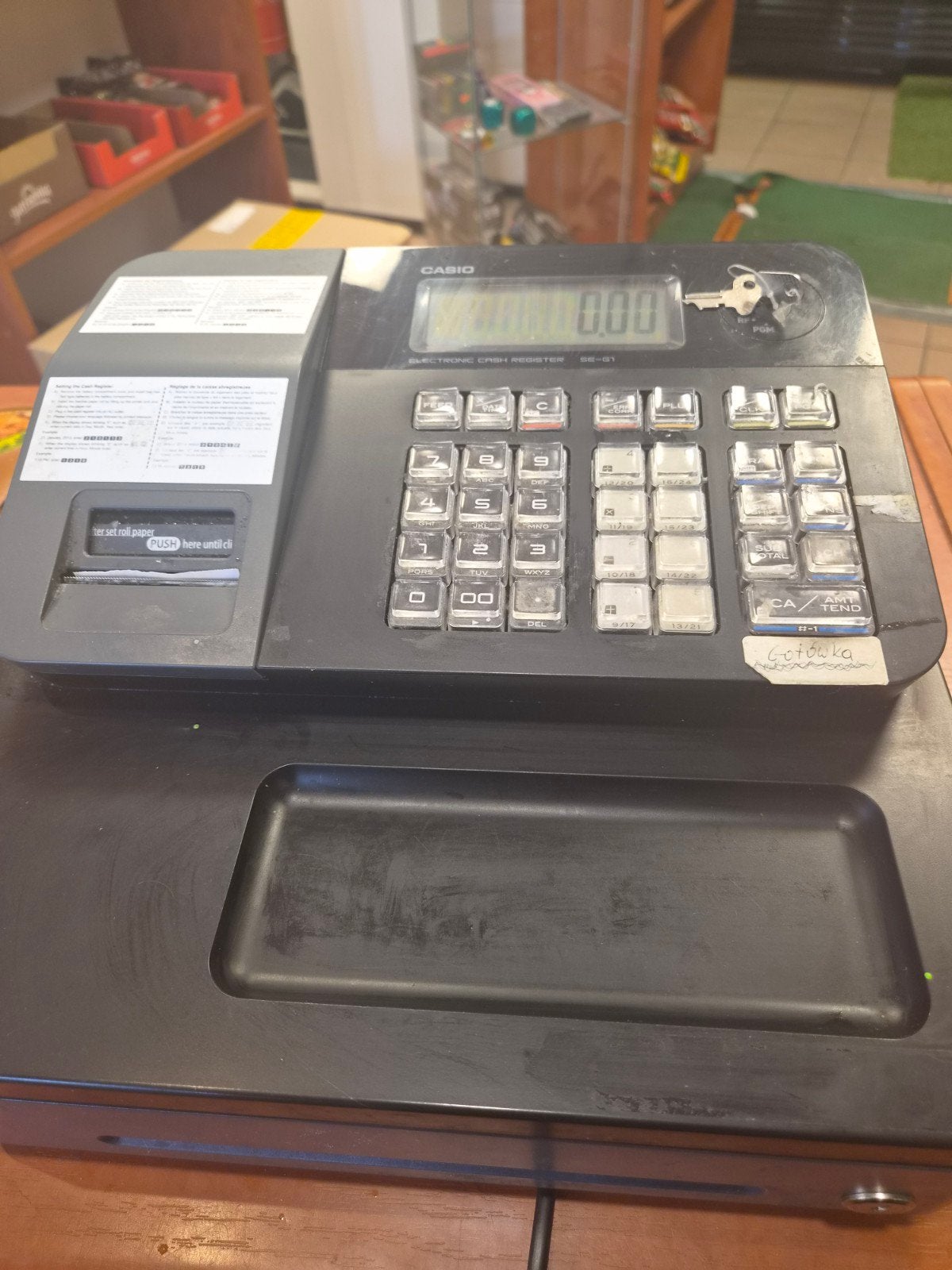 Casio SE-G1 Kassa - Elektronisch Kassaregister, Diversen, Ophalen of Verzenden