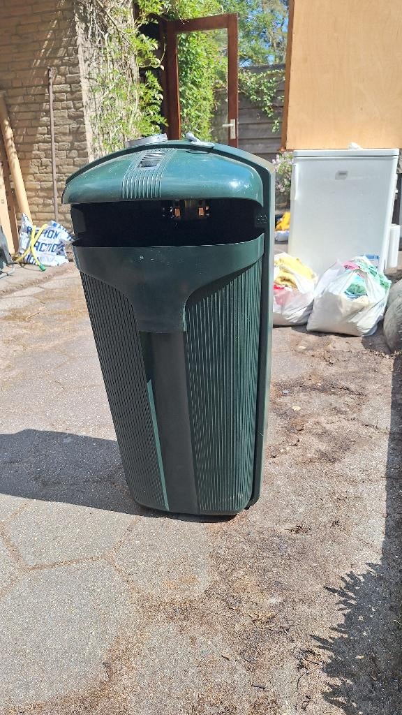 Buiten afvalbak voor aan muur of paal, 40 liter of meer, Ophalen, Nieuw, Kunststof