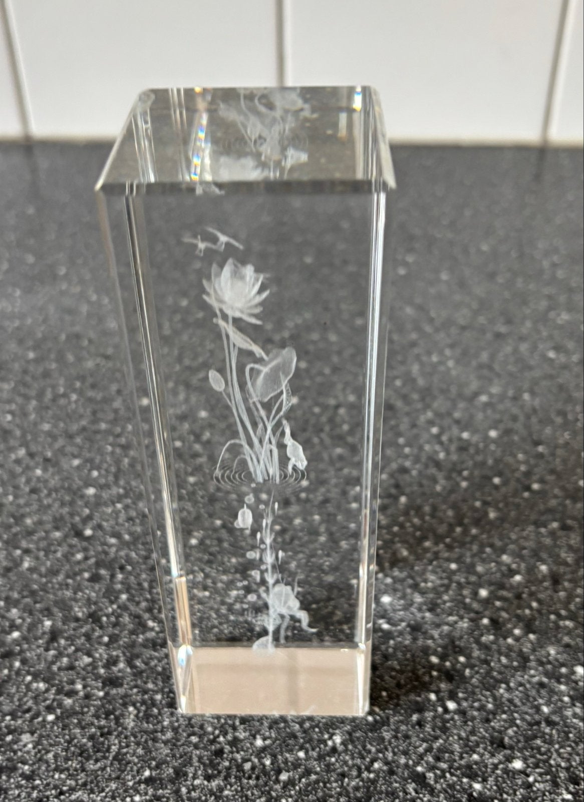 Glazen Lotus Bloemen Kristal Decoratie, Ophalen