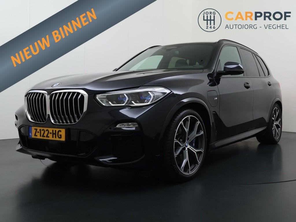 BMW X5 xDrive45e High Executive M Pakket Trekhaak Laser HUD, Auto's, BMW, Gebruikt, 394 pk, Zwart, Vierwielaandrijving