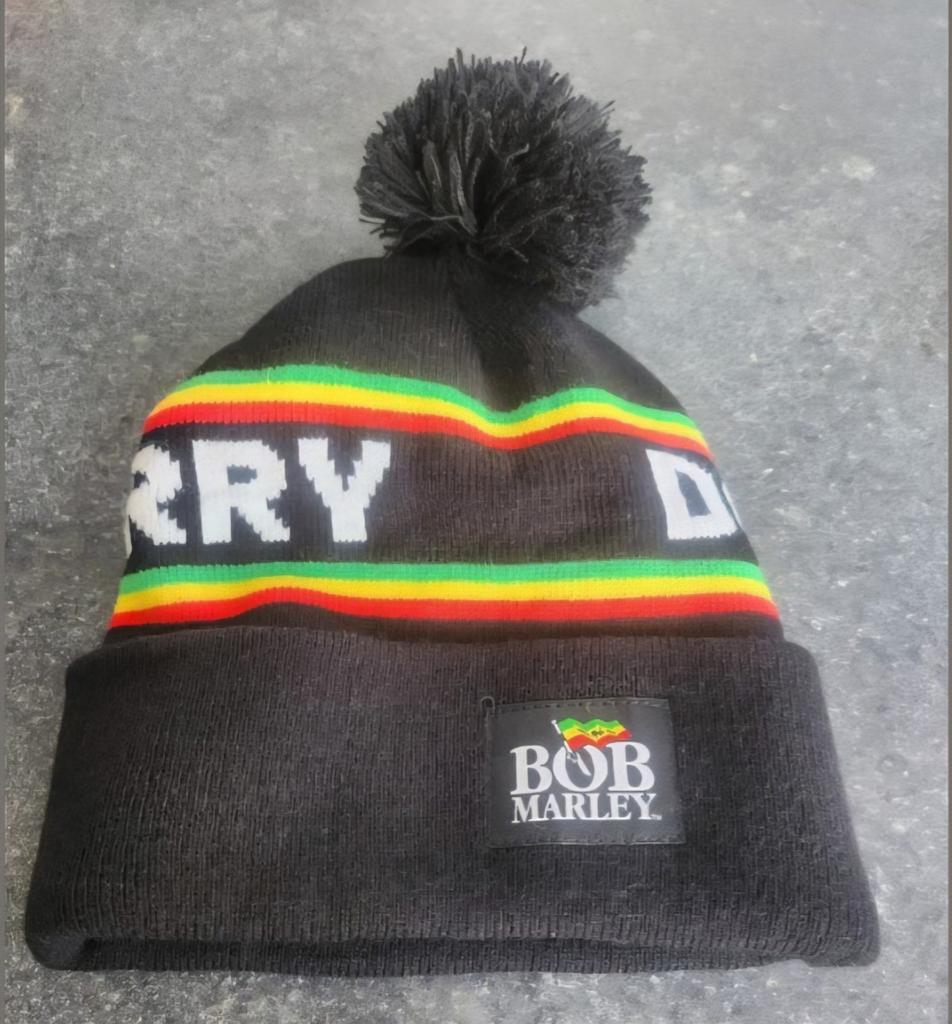Ajax Bob Marley muts met pompon, Nieuw, Pet, Ajax, One size fits all