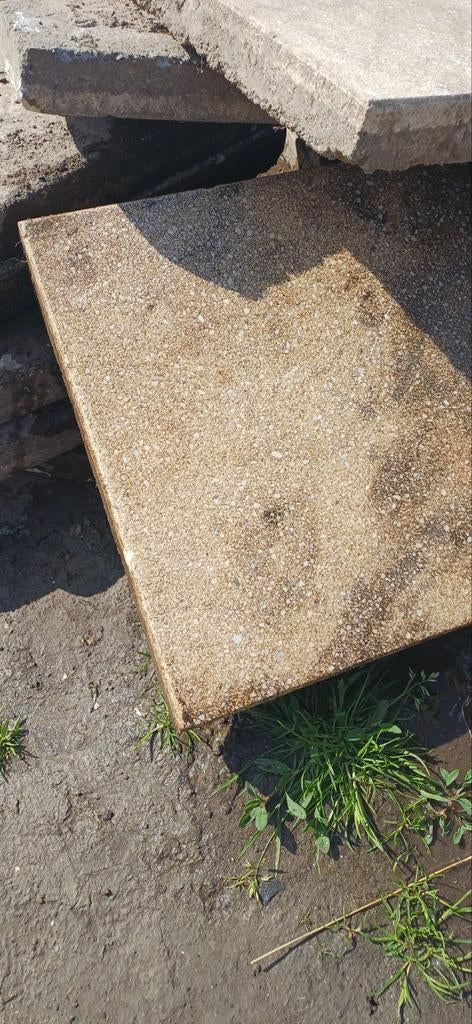 GRATIS! (beton)tegels 40x40, Ophalen, Gebruikt, Overige materialen