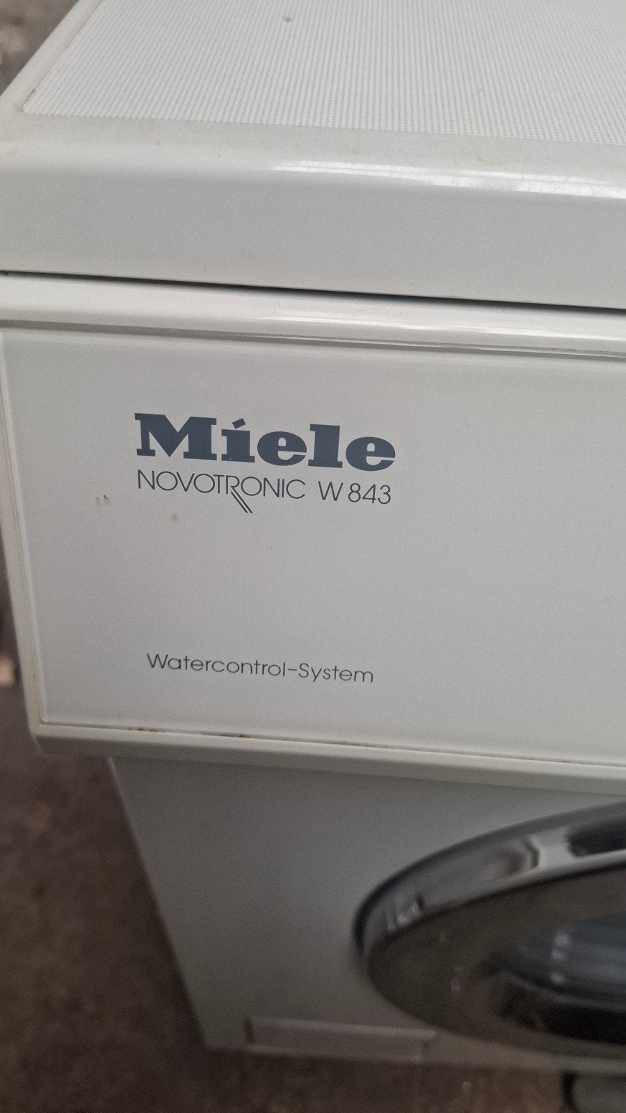 Miele Novotronic W 843 Wasmachine - Watercontrol-System, Witgoed en Apparatuur, Ophalen, 1200 tot 1600 toeren, Gebruikt, Voorlader