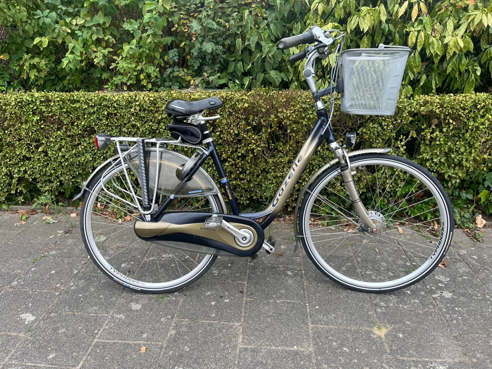 Gazelle damesfiets met 8 versnellingen, 47 tot 50 cm, Ophalen, Zo goed als nieuw, Versnellingen