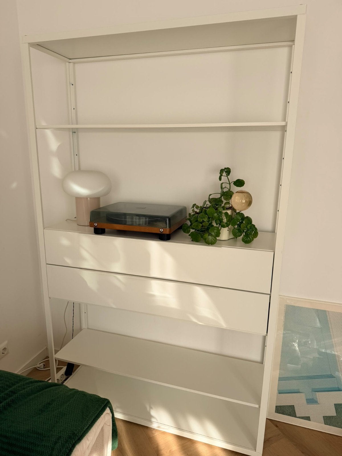 IKEA FJÄLKINGE Open Kast met Lades - Wit, Huis en Inrichting, Ophalen, 50 tot 100 cm, Minder dan 100 cm, Met lade(s)