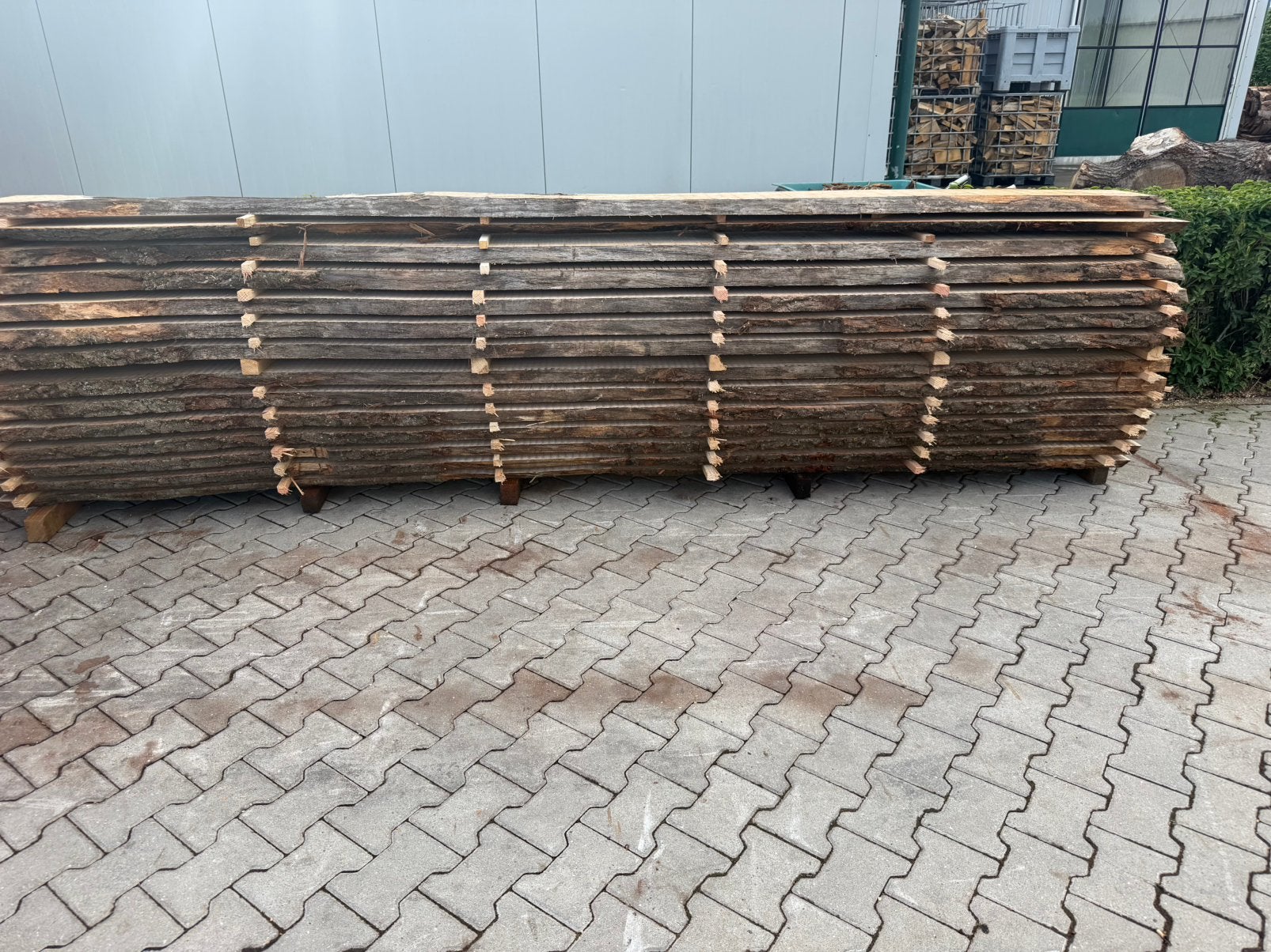 Zeer mooie eiken stam 365x65-70x4cm, Ophalen, Zo goed als nieuw, 250 cm of meer, Planken