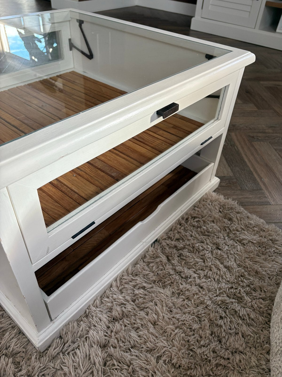 Rivièra Maison Bijzettafel Sanibel Island, Ophalen, Gebruikt, Vierkant, 50 tot 100 cm