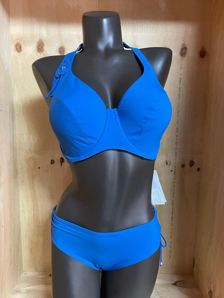 Empreinte halter bikini maat 40f slip 38, Verzenden, Nieuw, Blauw, Bikini