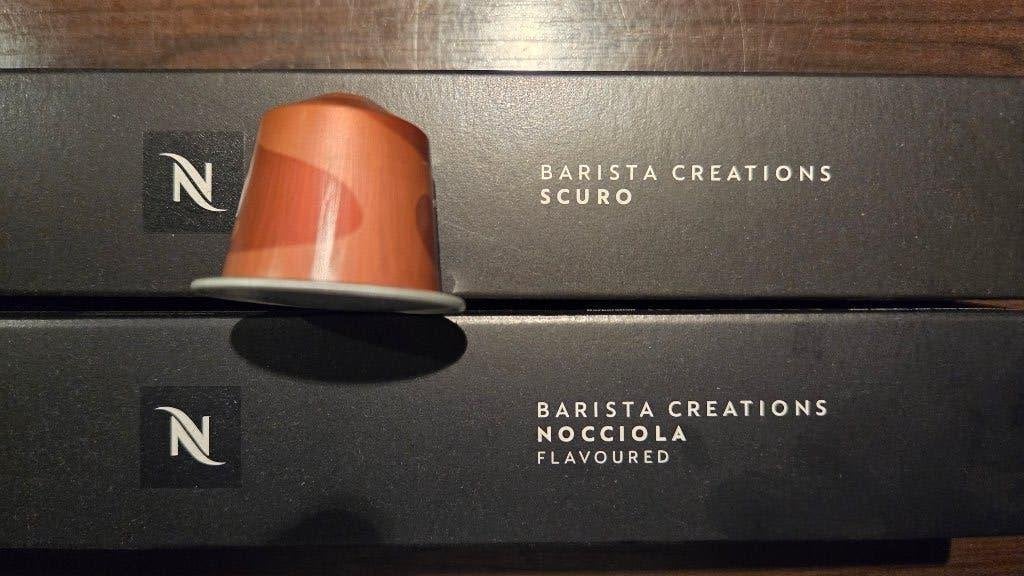 Nespresso Barista Creations: Nocciola & Scuro cups, Koffiepads en cups, Ophalen of Verzenden, 1 kopje, Koffiemachine