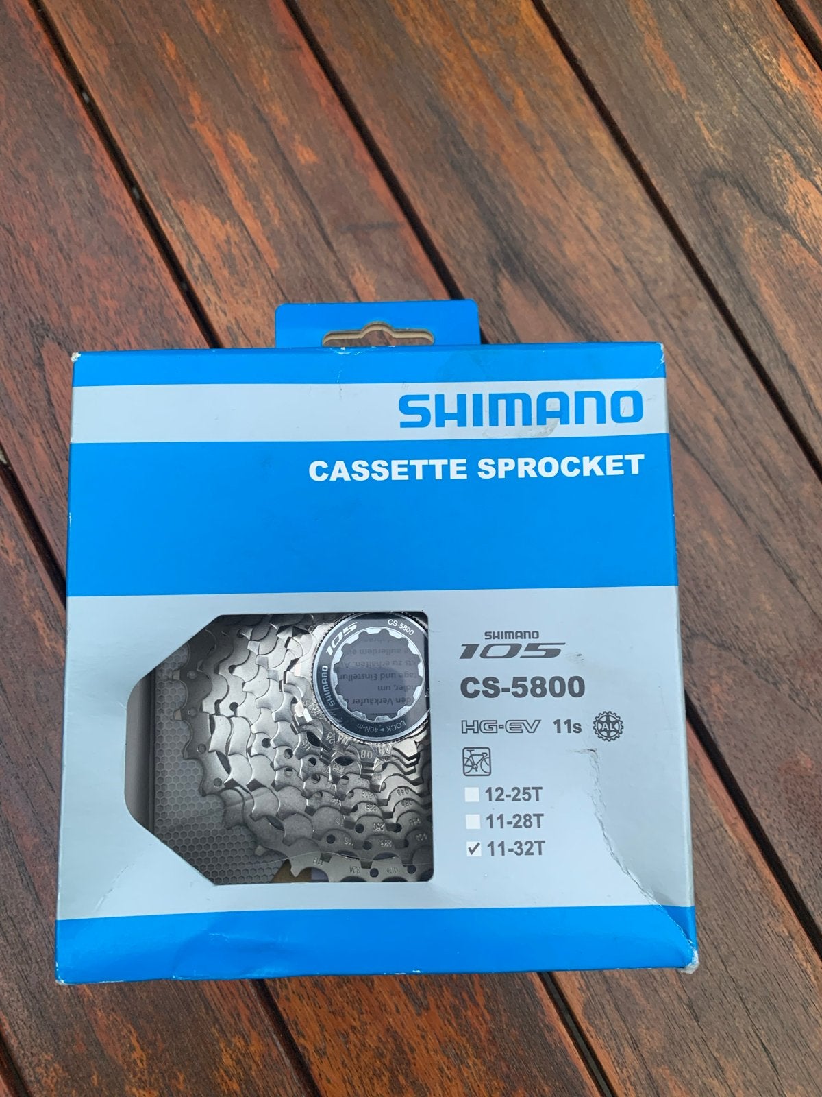 Shimano 105 CS-5800 11-speed cassette 11-32T, Fietsen en Brommers, Fietsonderdelen, Overige materialen, Nieuw, Ophalen of Verzenden