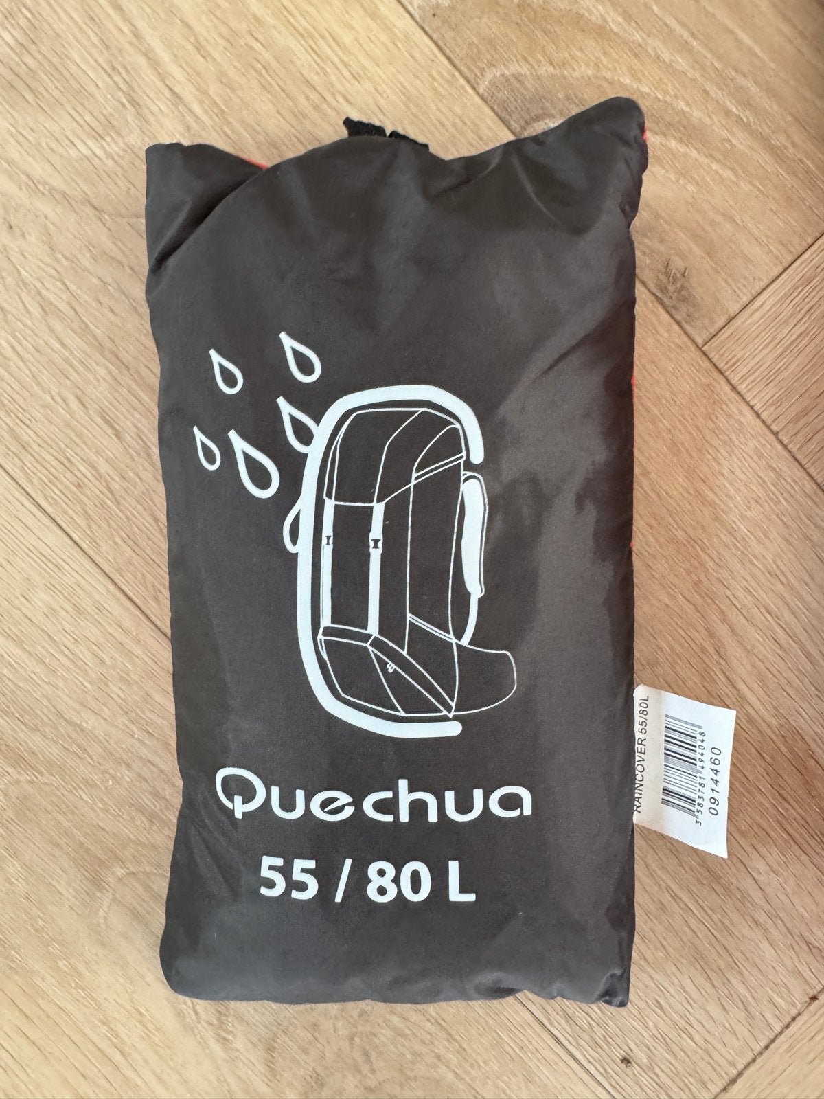 Nieuw: 2x Quechua regenhoes backpack 55-80L, Ophalen of Verzenden, Gebruikt