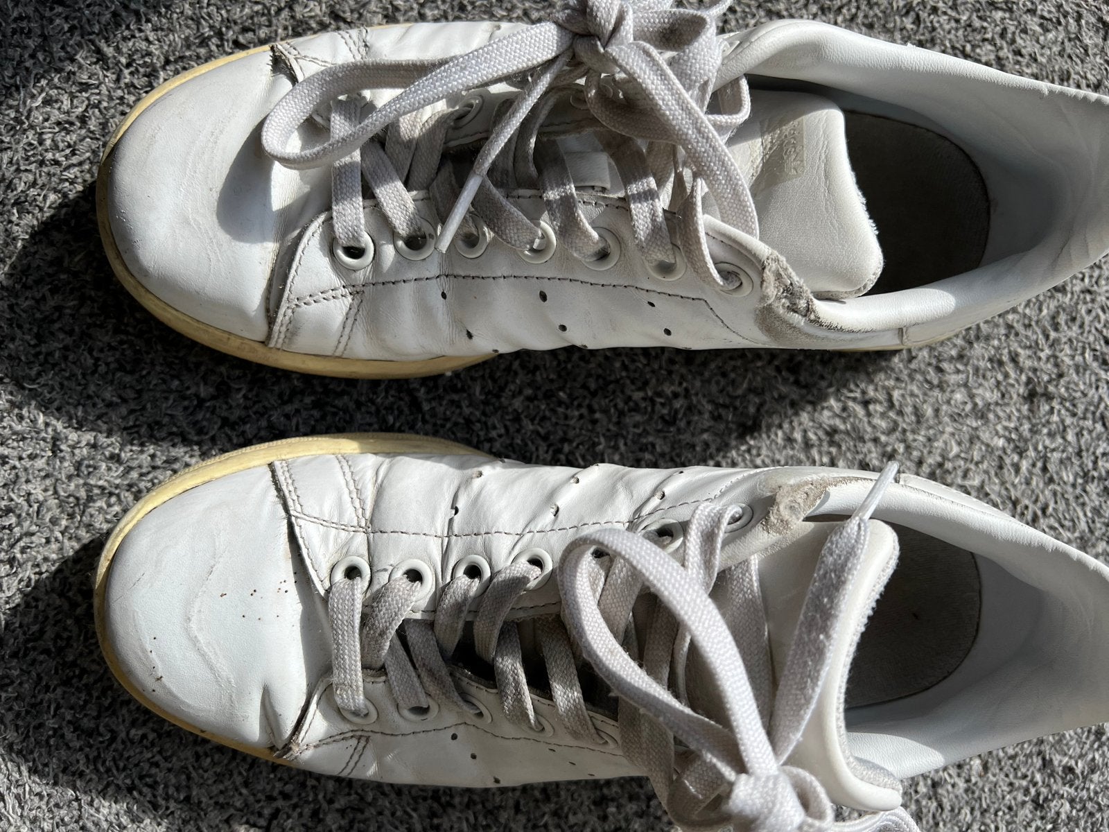 Adidas Stan Smith sneakers - Gedragen €21, Wit, Ophalen of Verzenden, Sneakers of Gympen, Gedragen