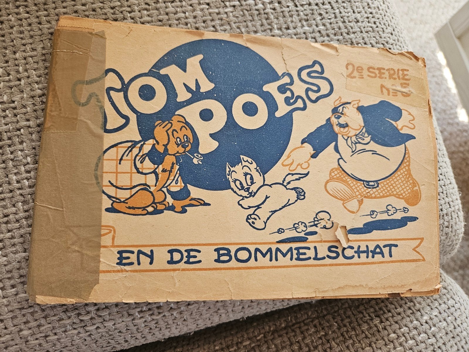 Tom Poes en de Bommelschat - Marten Toonder (2e serie), Eén stripboek, Ophalen of Verzenden, Gelezen, Marten Toonder