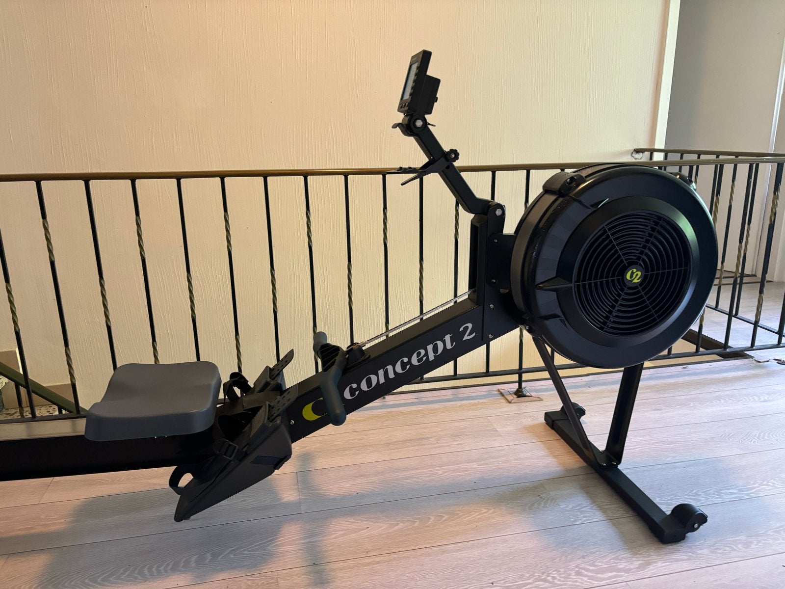 Concept 2 Roeitrainer RowErg PM5 - Zo goed als nieuw, Ophalen, Armen, Zo goed als nieuw, Metaal
