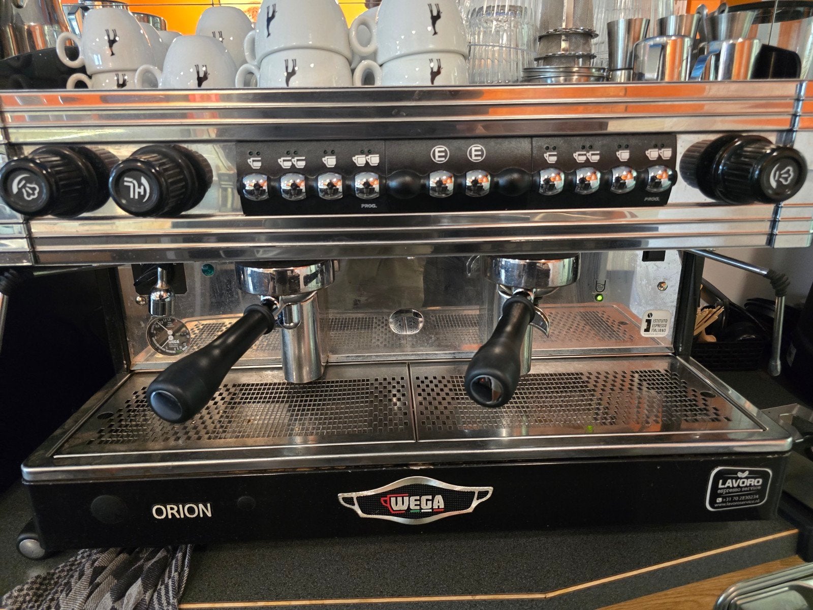 Professionele WEGA Orion Espressomachine met bonenmaler, Zakelijke goederen, Ophalen, Gebruikt, Koffie en Espresso
