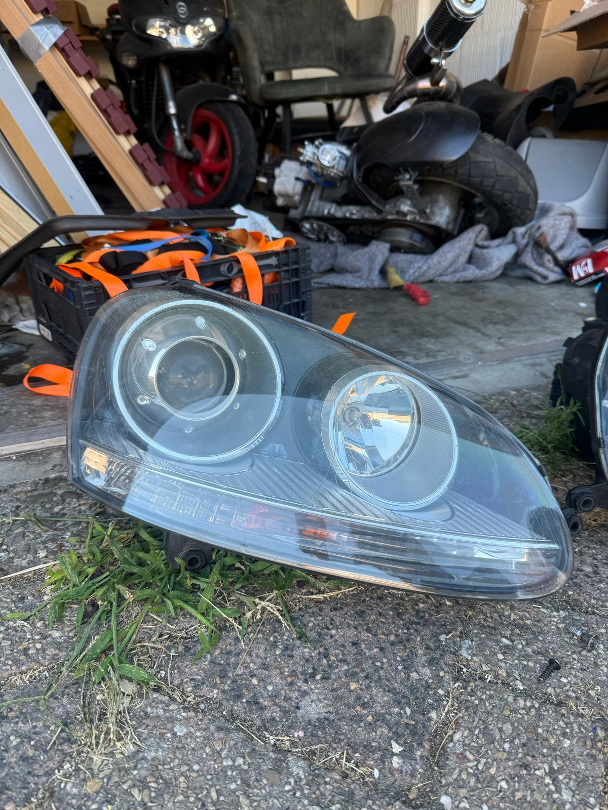 Volkswagen Golf 5 gti xenon Koplampen Set (Links & Rechts), Auto-onderdelen, Verlichting, Ophalen of Verzenden, Gebruikt, Volkswagen