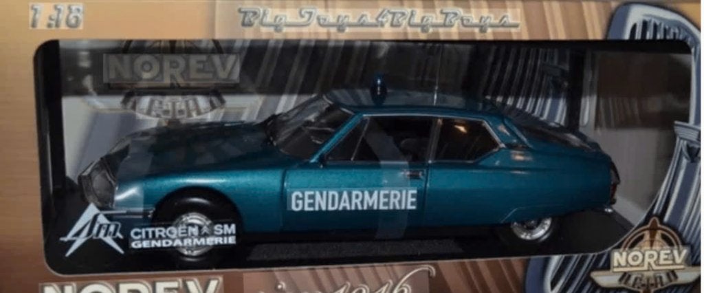 Citroen SM Gendarmerie 1974 schaal 1/18 NOREV ref. 181588, Verzenden, Nieuw, Auto, Norev