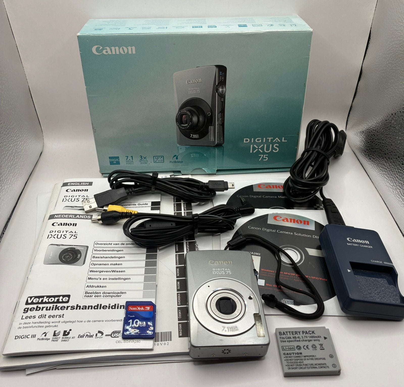 Canon IXUS 75 - compact camera, Ophalen of Verzenden, Zo goed als nieuw