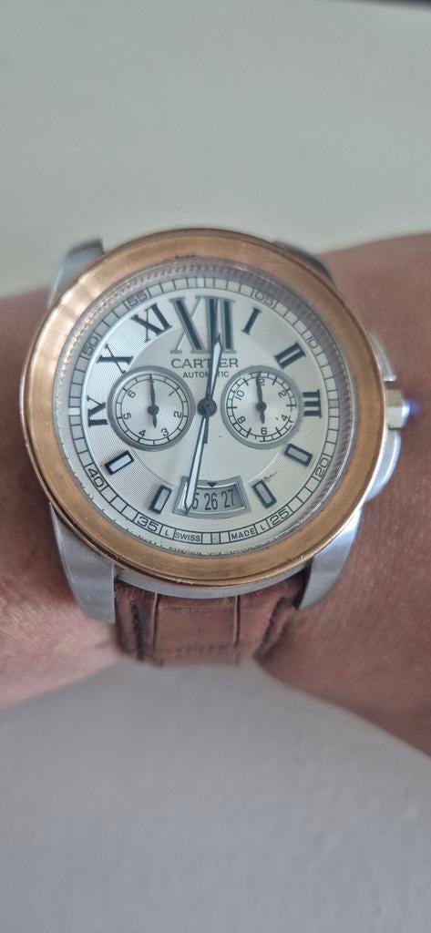 Cartier Automatic 25 Jewels Swiss Made Polshorloge, Ophalen of Verzenden