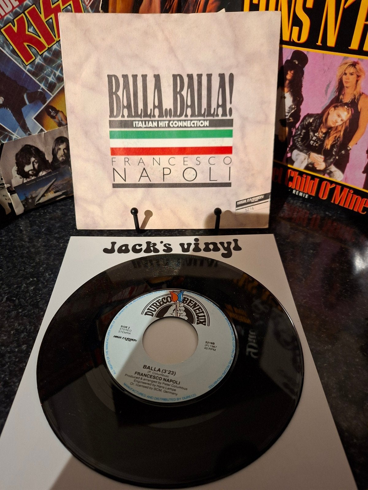Francesco Napoli - Balla..Balla!    1987, 7 inch, Ophalen of Verzenden, Overige typen, Fotohoes