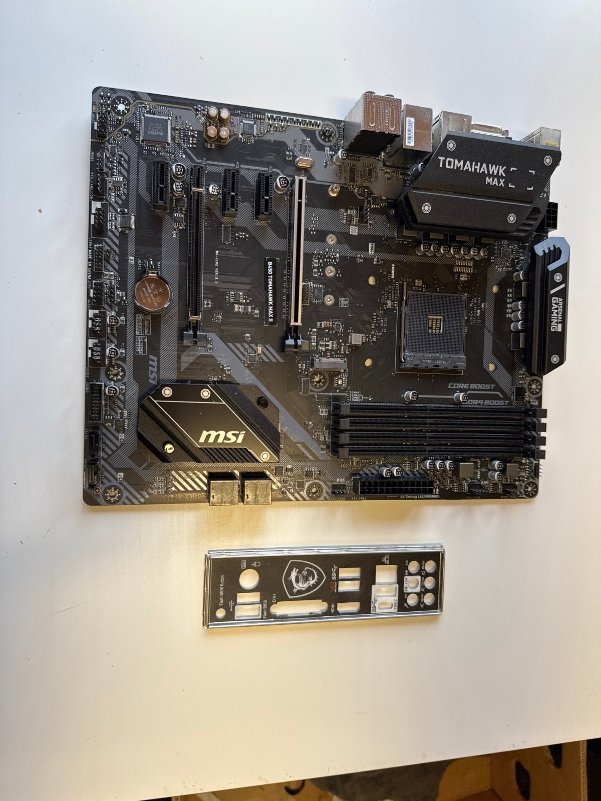 MSI Moederbord AM4 B450 TOMAHAWK MAX II, Computers en Software, Moederborden, Zo goed als nieuw, AMD, DDR4, Ophalen of Verzenden