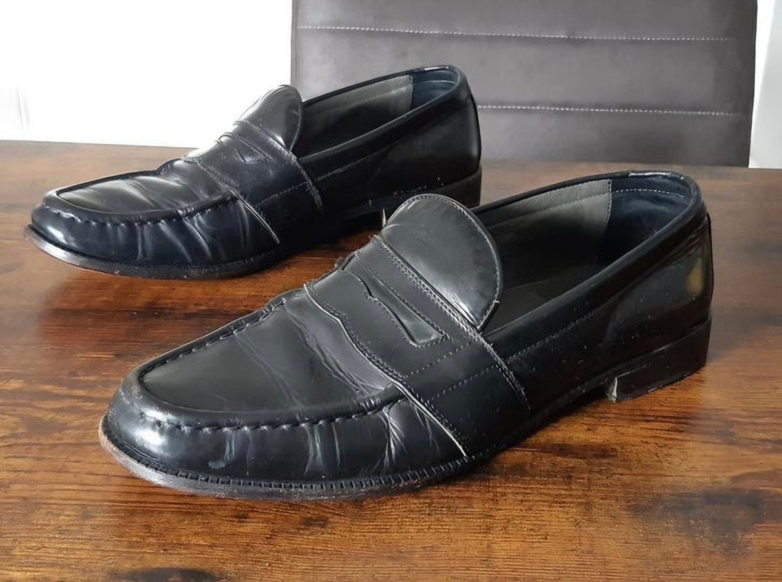 Sir Hamilton Loafers - Zwart Leer - Maat 42 - Made in Italy, Loafers, Sir Hamilton, Zwart, Ophalen of Verzenden
