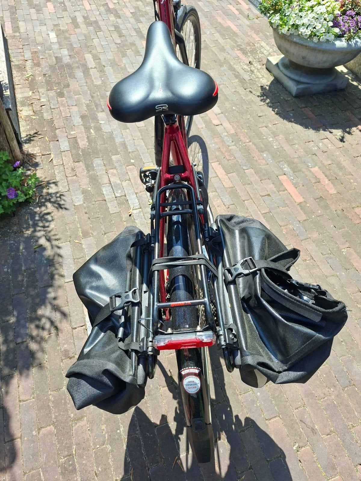 Koga Miyata fiets met schijfremmen en fietstassen, 28 inch, 53 tot 56 cm, Ophalen of Verzenden, Zo goed als nieuw