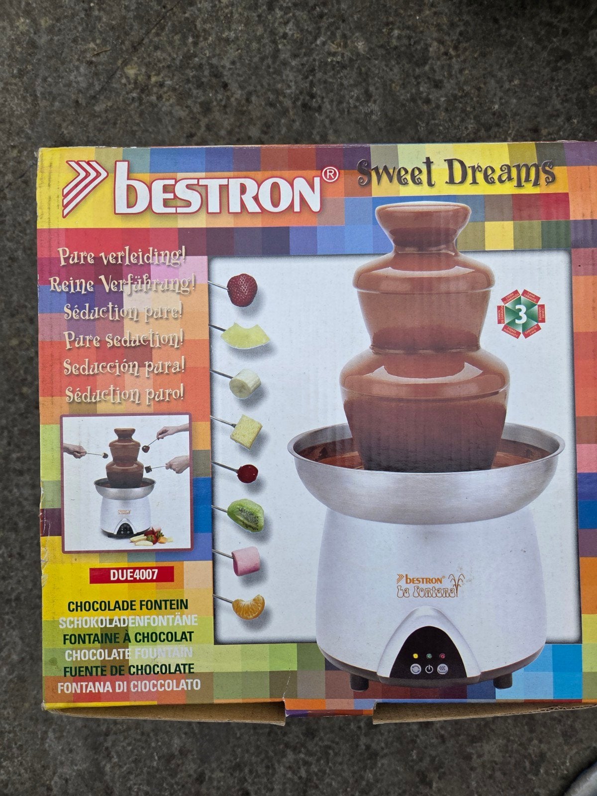 Chocolade fontein Bestron Sweet Dreams - Zo goed als nieuw, Ophalen