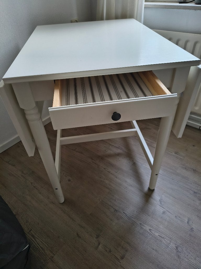 Ikea tafel / bureau ingatorp, Overige typen, Gebruikt, Hout, 59 cm