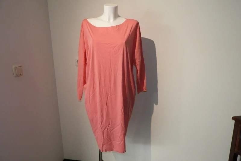 Wolford pure plus dress baggy look lijfje suger koral tint