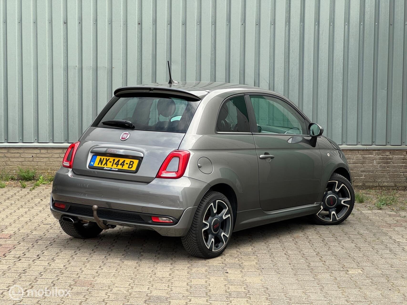 Fiat 500 0.9 TwinAir Turbo Sport | Trekhaak | 6-bak, Voorwielaandrijving, Leder en Stof, Origineel Nederlands, Handgeschakeld