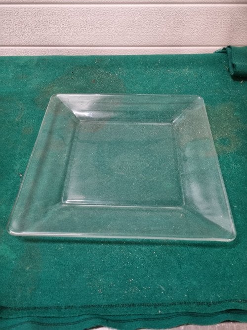 glas bord vierkant decoratie bord, Ophalen of Verzenden, 'T Olde Gre-j, Info@toldegrej.nl, Endepoelstraat 20f Didam