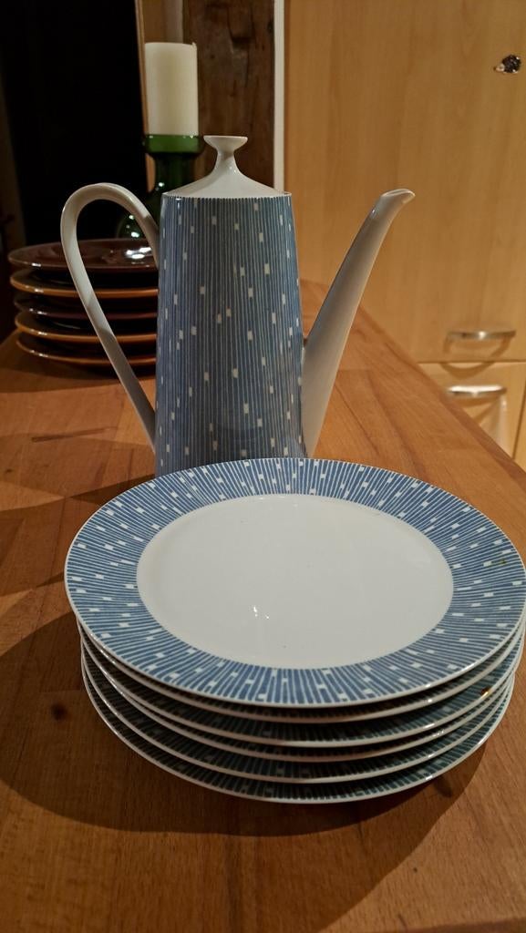 Servies delen van  Schönwald , retro , blauw, Ophalen of Verzenden